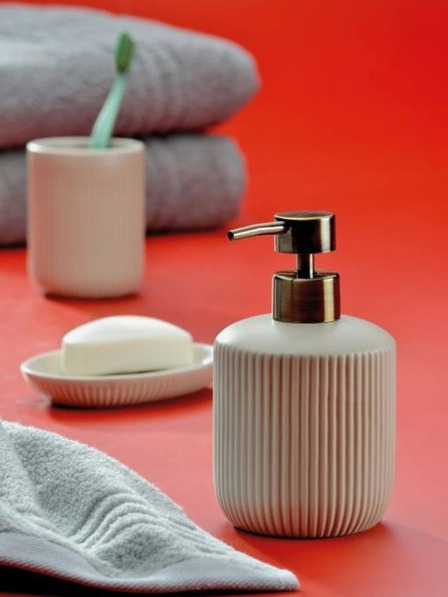 Kela Dávkovač mydla Adele keramika sivá 400 ml KELA