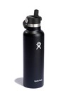 Hydro Flask Termofľaša Hydro Flask z nehrdzavejúcej ocele so štandardným hrdlom a uzáverom so slamkou 21 oz (621 ml) čierna