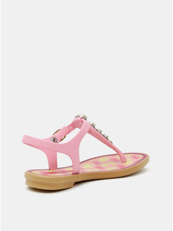 Grendha Ružové dievčenské sandále Grendha