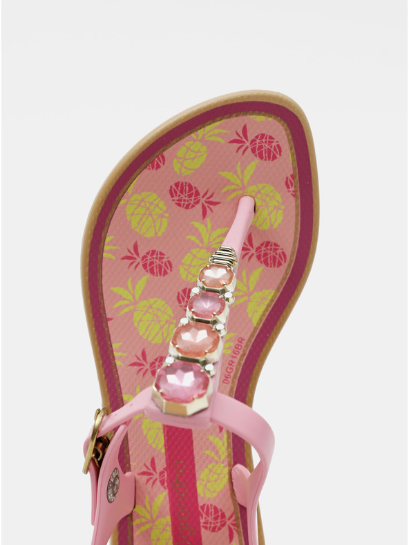 Grendha Ružové dievčenské sandále Grendha