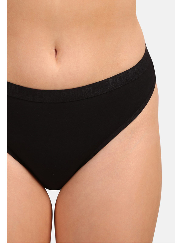 Pietro Filipi Set of three - women's panties Pietro Filipi black