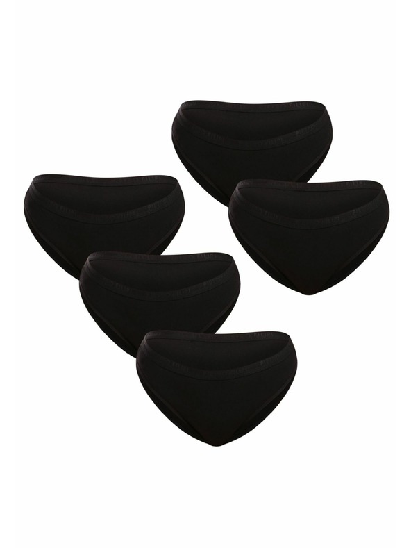 Pietro Filipi Set of five - women's panties Pietro Filipi black