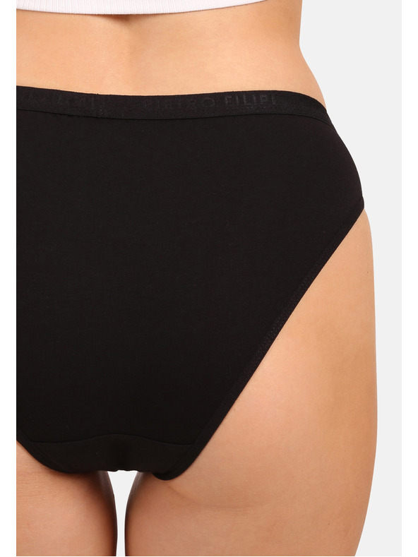 Pietro Filipi Set of five - women's panties Pietro Filipi black