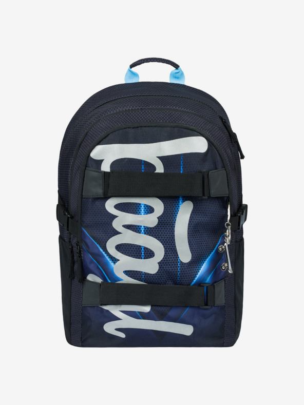 BAAGL  Čierny 3 set skate bluelight: batoh, penál, taška Baagl