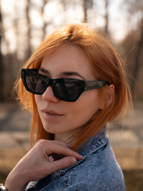 VEYREY Veyrey high-end slnečné polarizačné okuliare cat-eye Targigoth