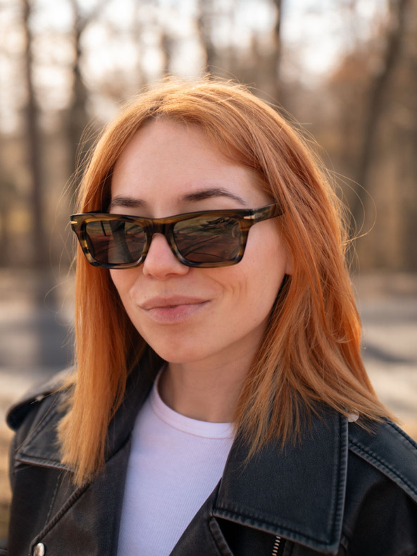 VEYREY VeyRey acetátové slnečné okuliare polarizačné nerd Mahk