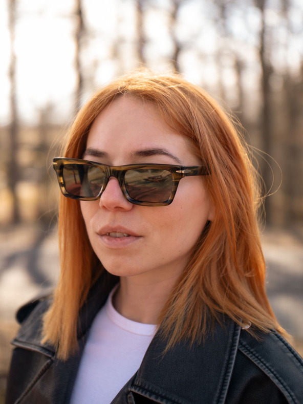 VEYREY VeyRey acetátové slnečné okuliare polarizačné nerd Mahk