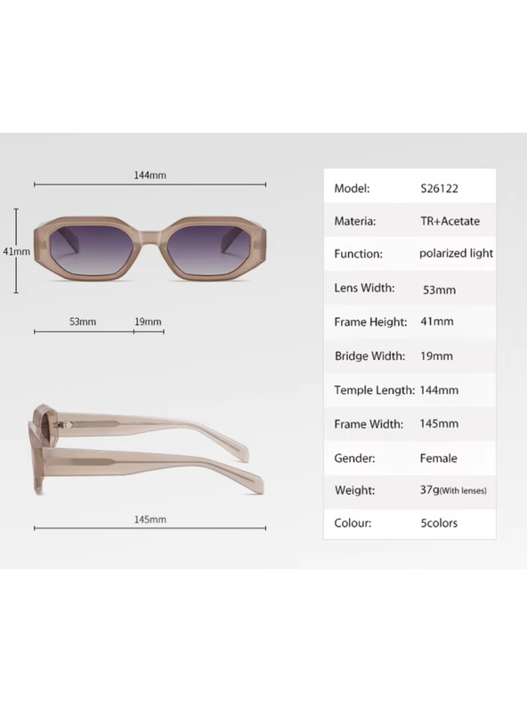 VEYREY Veyrey high-end slnečné polarizačné okuliare oválne Sunodagh