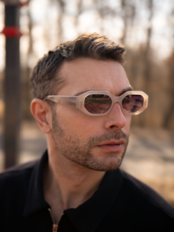 VEYREY Veyrey high-end slnečné polarizačné okuliare oválne Sunodagh