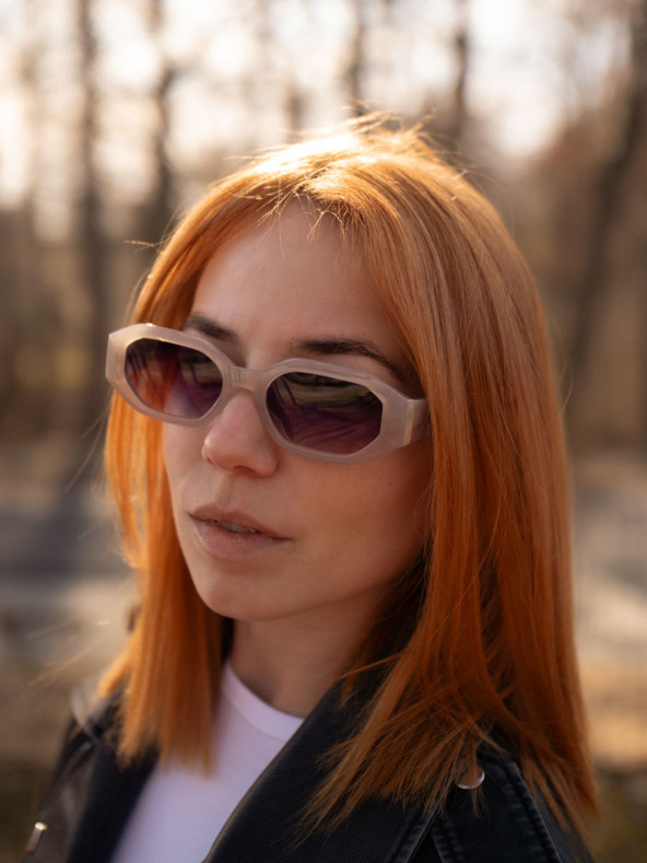 VEYREY Veyrey high-end slnečné polarizačné okuliare oválne Sunodagh