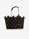 Reisenthel Čierny bodkovaný nákupný košík Reisenthel Carrybag