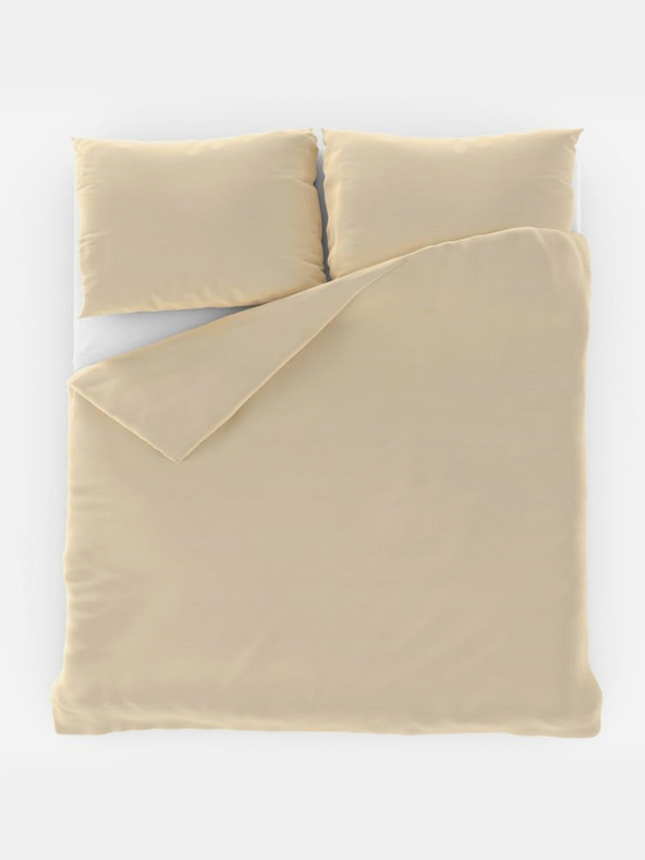 Kvalitex Francúzska jednofarebná bavlnená posteľná bielizeň 220x200, 70x90cm sivobiela