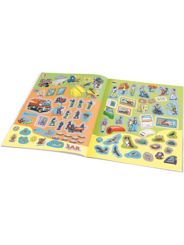 BAAGL  Moja prvá kniha samolepiek - ZÁVODNÉ VOZIDLÁ