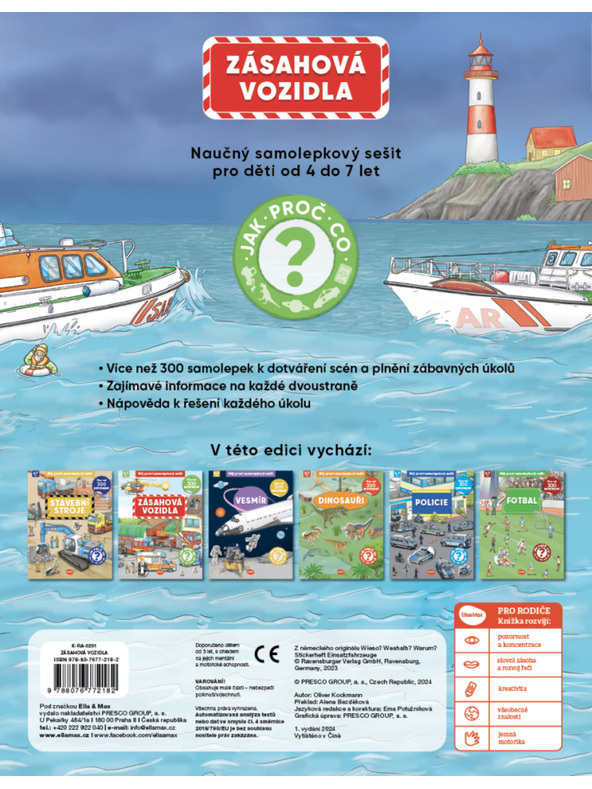 BAAGL  Moja prvá kniha samolepiek - ZÁVODNÉ VOZIDLÁ