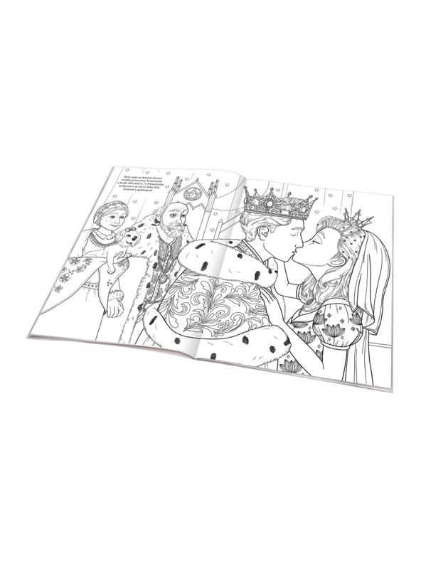 BAAGL  MISS PRINCEZNA - Omaľovánka na motívy filmovej rozprávky