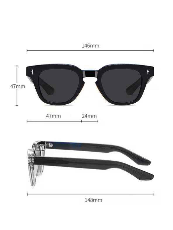 VEYREY Veyrey high-end polarizačné slnečné okuliare nerd Murzush