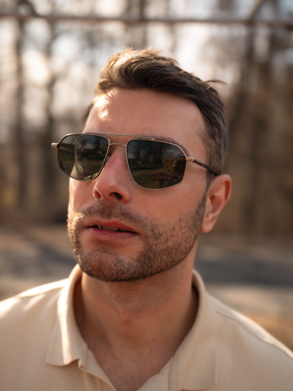 VEYREY Veyrey high-end slnečné polarizačné pilotky Shufharz