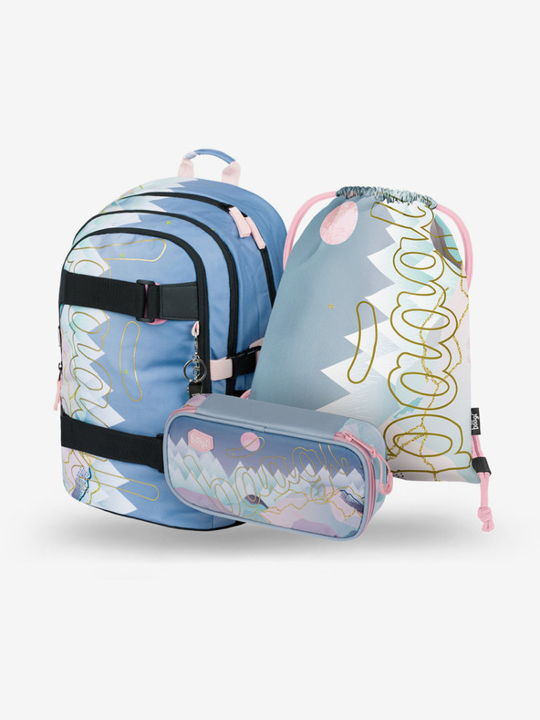 BAAGL  BAAGL 3 SET Skate Moon: batoh, penál, taška BAAGL