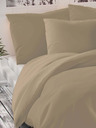 Kvalitex Saténové prestieradlá LUXURY COLLECTION 140x200, 70x90cm béžová