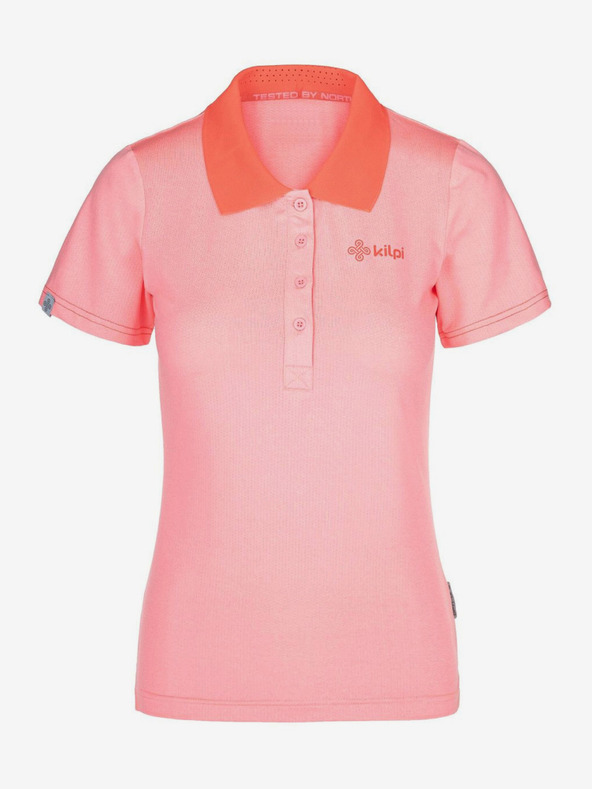 Kilpi Svetloružové dámske funkčné polo tričko Kilpi COLLAR-W