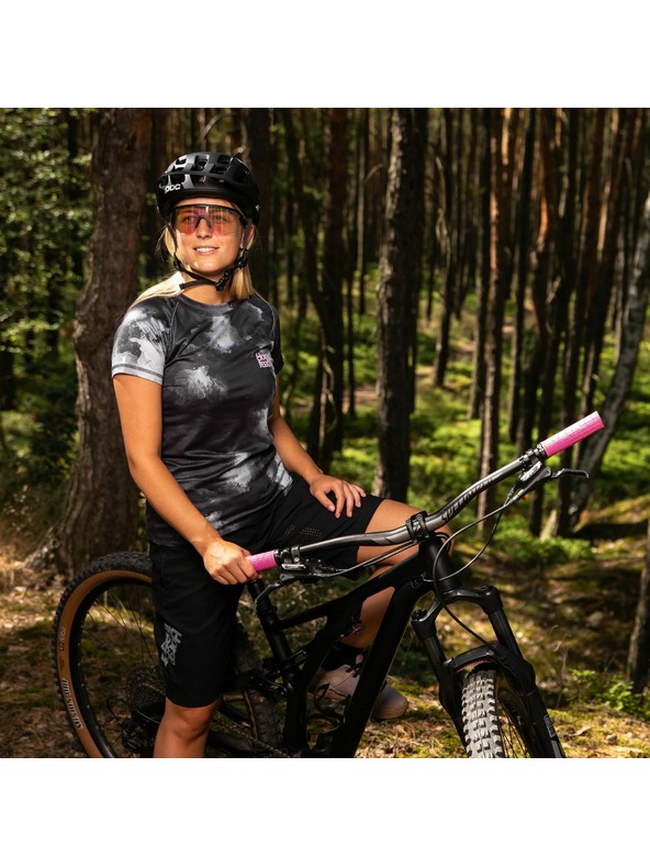 Horsefeathers Dámsky cyklistický dres Deco HORSEFEATHERS