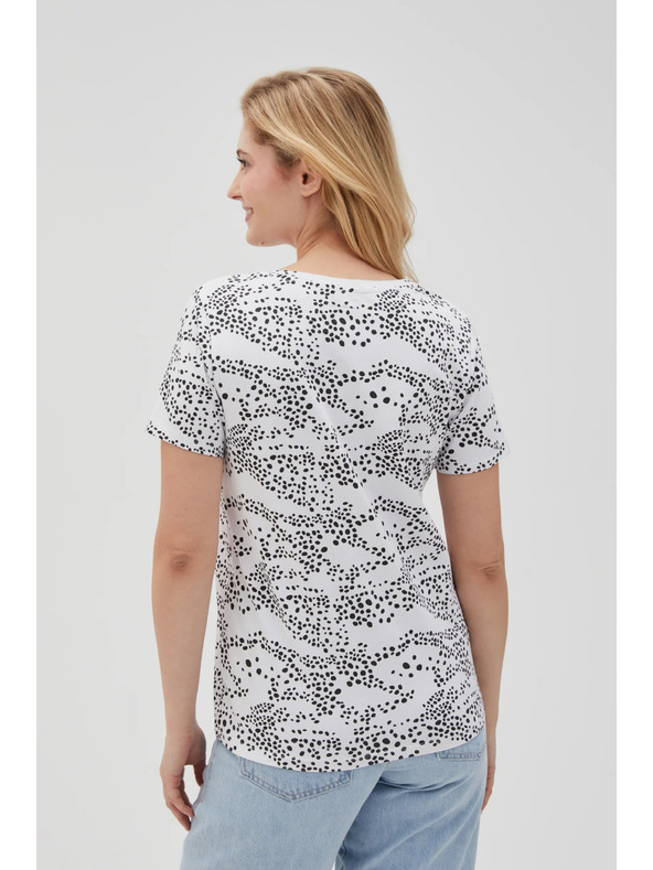 Moodo DÁMSKE TRIČKO L-TS-4631 BIELE Moodo