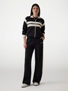 Guess Jeans Dámske čierne rovné jogger nohavice Guess jeans