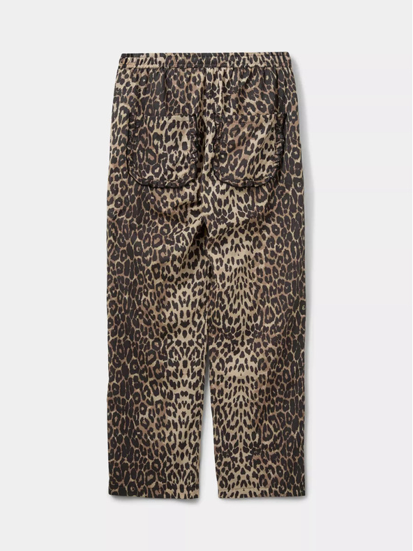 Sofie Schnoor Béžovo-hnedé dámske nohavice s leopardím vzorom Sofie Schnoor