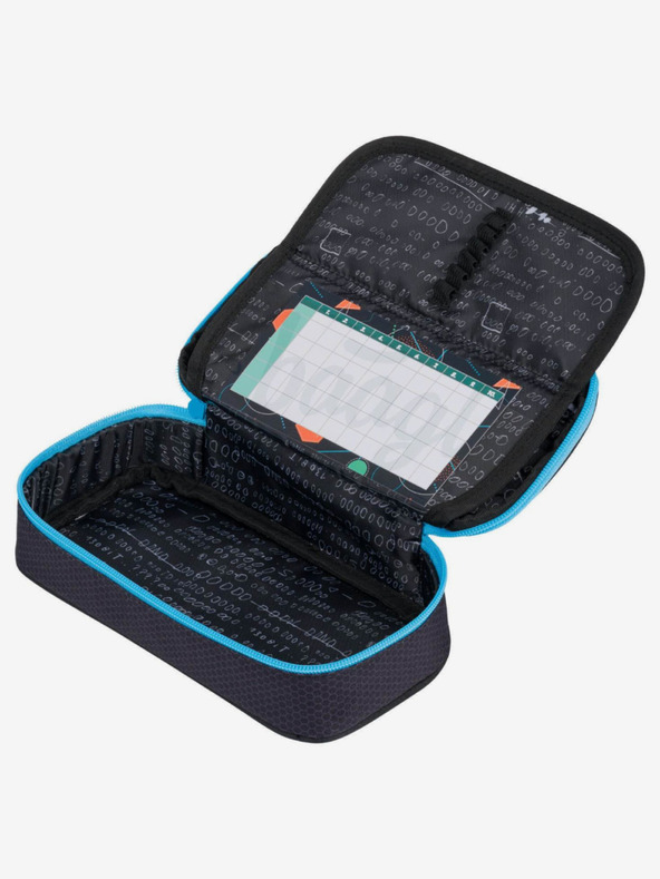 BAAGL  Čierny 3 set skate bluelight: batoh, penál, taška Baagl