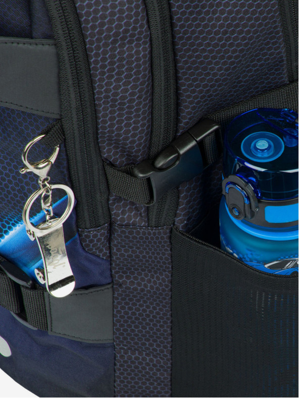 BAAGL  Čierny 3 set skate bluelight: batoh, penál, taška Baagl