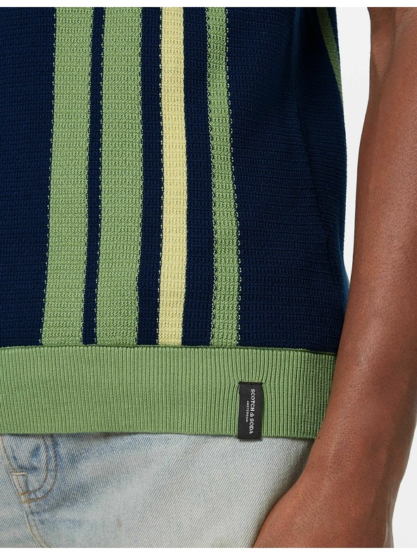 Scotch & Soda Pánske úpletové tričko Scotch & Soda