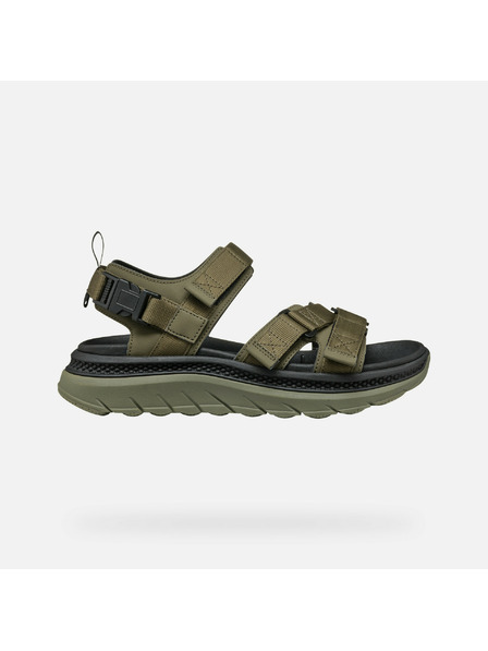 Geox Khaki pánske sandále Geox Spherica Actif X S