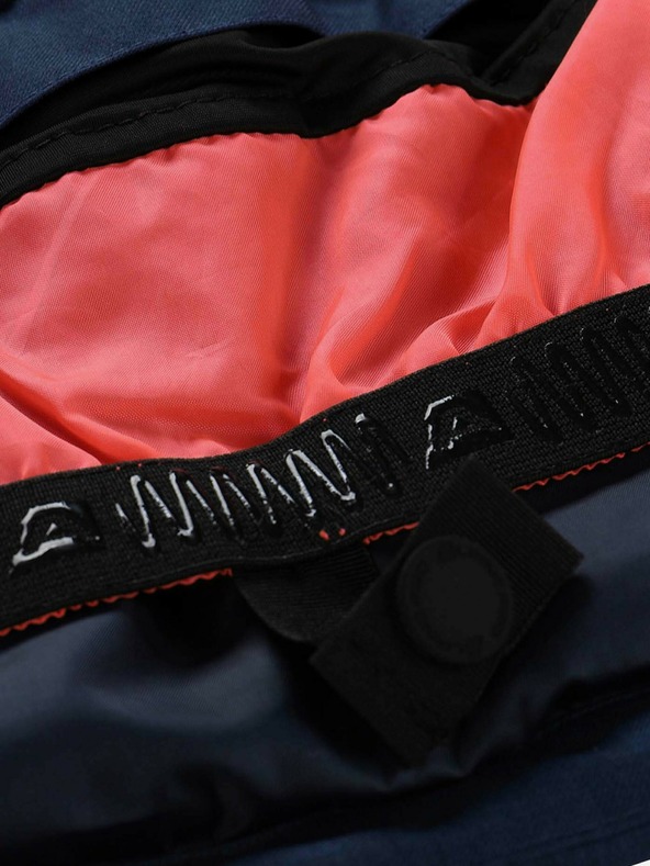 ALPINE PRO Oranžovo-modrá dámska lyžiarska bunda Alpine Pro SARDARA 5