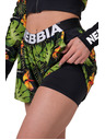Nebbia High-energy dámske double layer šortky Nebbia 563 Jungle green