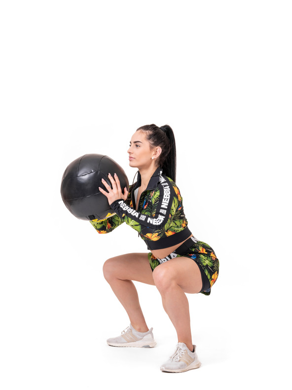 Nebbia High-energy dámske double layer šortky Nebbia 563 Jungle green