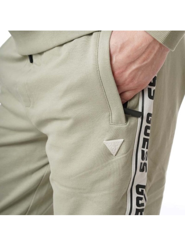 Guess Jeans Pánske zelené tepláky New Arlo Guess jeans