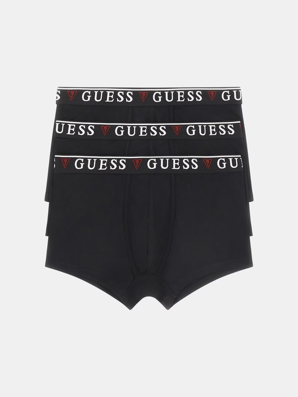 Guess Jeans Pánske čierne boxerky 3-Pack kcd31 Guess jeans