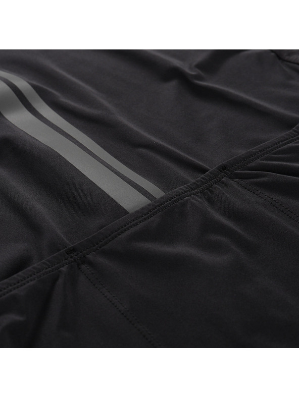 ALPINE PRO Pánsky rýchloschnúci cyklistický dres ALPINE PRO SAGEN 2 black