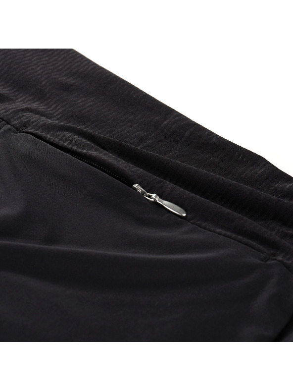 ALPINE PRO Pánsky rýchloschnúci cyklistický dres ALPINE PRO SAGEN 2 black