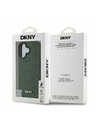 DKNY DKNY PU Kožený Zadný Kryt pre iPhone 16 Green