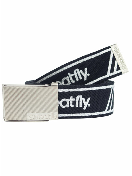 Meatfly Meatfly pánsky opasok Draco White/Black