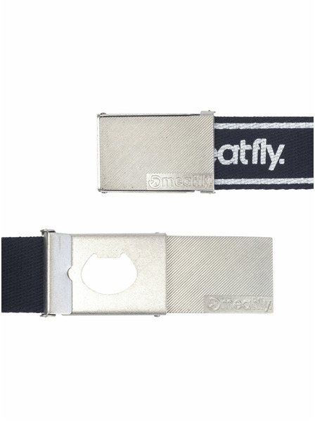 Meatfly Meatfly pánsky opasok Draco White/Black