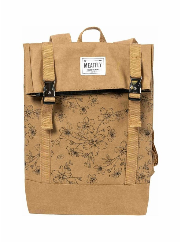 Meatfly Meatfly papierový batoh Vimes Blossom Brown 11 L