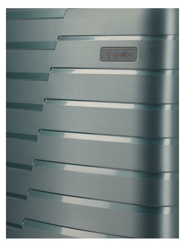 Travelite Cestovný kufor Travelite Air Base S exp Ice blue