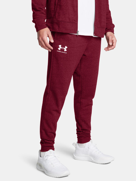 Under Armour Pánske tepláky Under Armour UA Rival Terry Jogger-RED