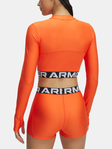 Under Armour Dámske tričko Under Armour HeatGear Rib 1/4 Zip LS