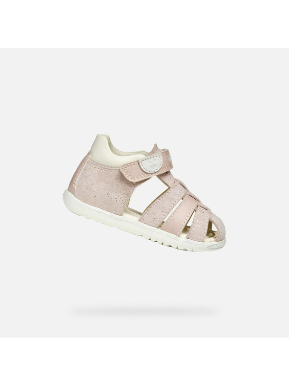 Geox Dievčenské prvé kroky Geox Macchia Pink