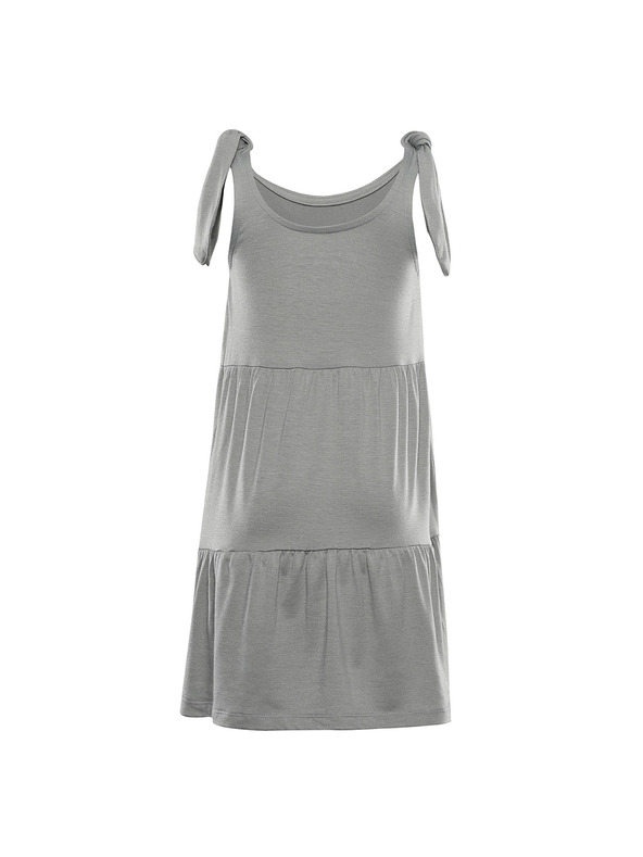 ALPINE PRO Detské letné šaty ALPINE PRO ARENO shadow