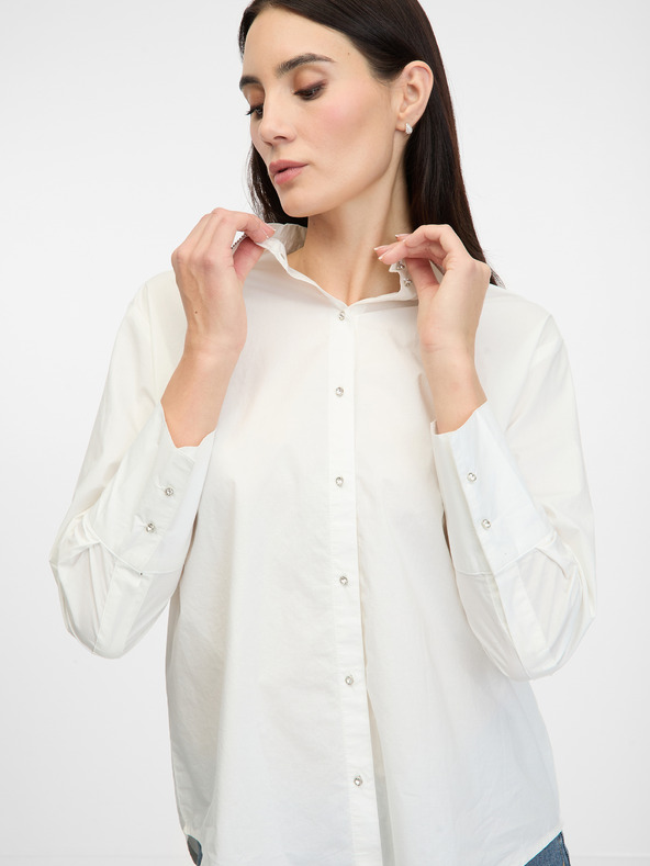 Orsay Biela dámska košeľa ORSAY