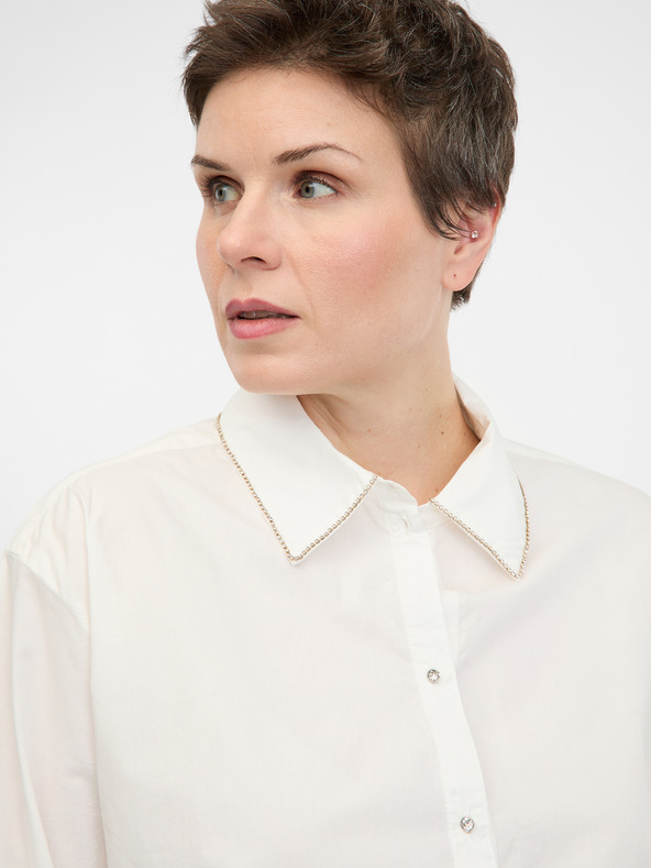 Orsay Biela dámska košeľa ORSAY